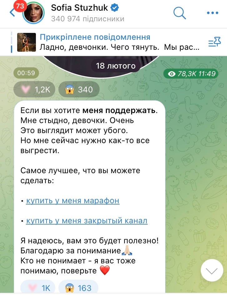 Стужук просить грошей