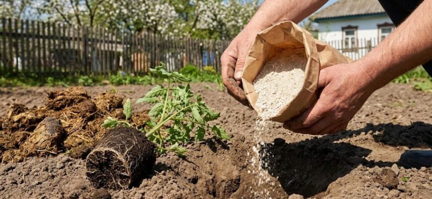 Кісткове борошно в кожну ямку: чому це добриво краще за гній для розсади помідорів та перцю Кісткове борошно в кожну ямку: чому це добриво краще за гній для розсади помідорів та перцю