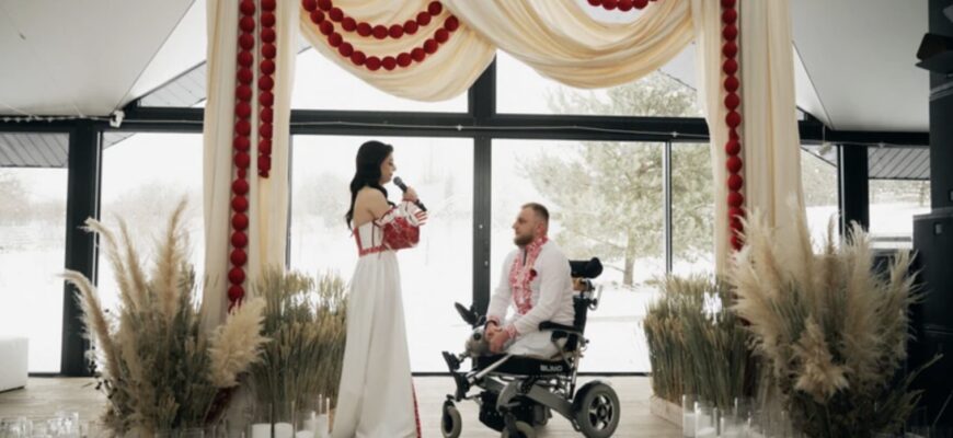 “Обіцяю бути опорою до кінця життя”: у Львові одружився 29-річний ветеран з подвійною ампутацією “Обіцяю бути опорою до кінця життя”: у Львові одружився 29-річний ветеран з подвійною ампутацією