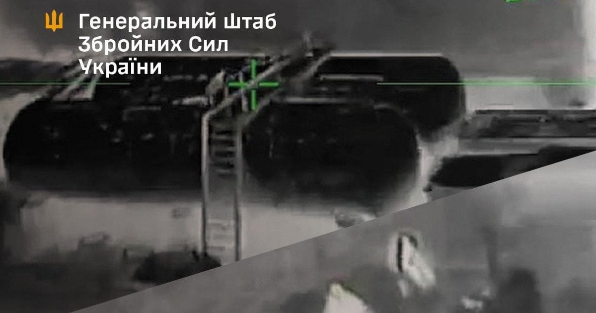 Одна з ворожих цілей, яку уразили Сили оборони України Одна з ворожих цілей, яку уразили Сили оборони України