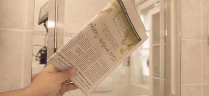 Мию дзеркала старою газетою та чаєм: жодних розводів і неймовірний блиск за 2 хвилини – перевірено мною Мию дзеркала старою газетою та чаєм: жодних розводів і неймовірний блиск за 2 хвилини – перевірено мною