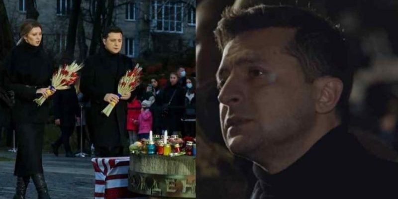 Зі слізьми на очах! Зеленський розчулив: у День пам’яті жеpтв голодоморlв. Разом з Першою Леді – пам’ятаємо