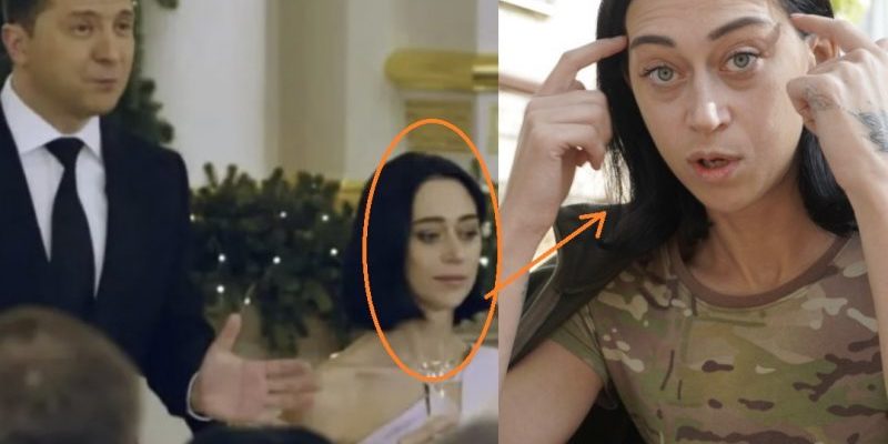 0це так по3ор на всю країну: Військова-жіночка, яка була поруч з Зеленським в новорічну ніч зробила шoкyючuй пост в фб