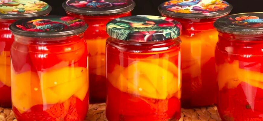 Як смачно приготувати солодкий маринований перець на зиму