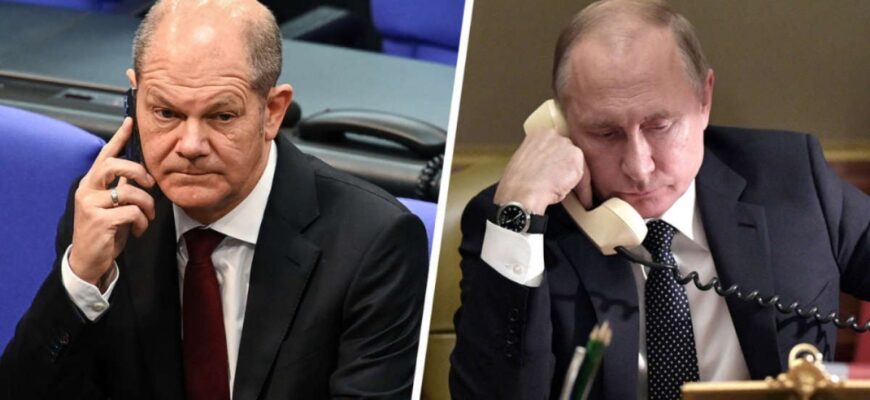 Розмова Шольця та Путіна відбулася – ЗМІ дізналися перші подробиці