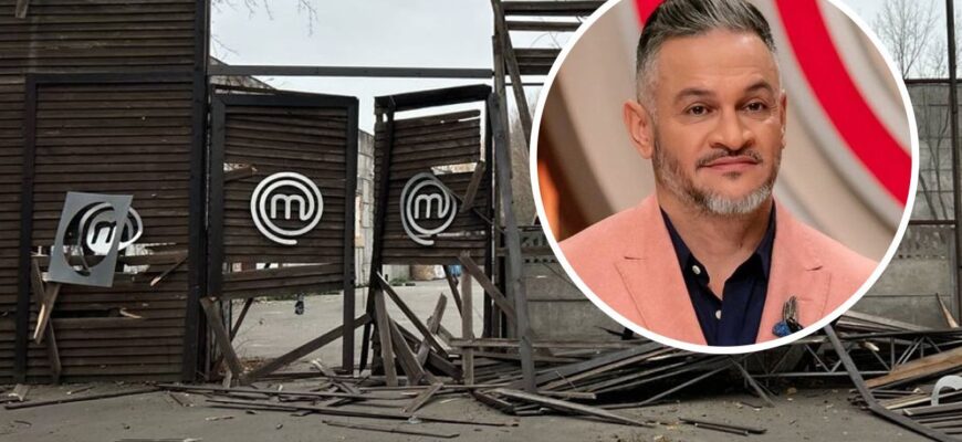 “Це мій другий будинок”, – Ектор Хіменес-Браво показав, що наробила атака армії РФ з павільйоном шоу “МастерШеф” –