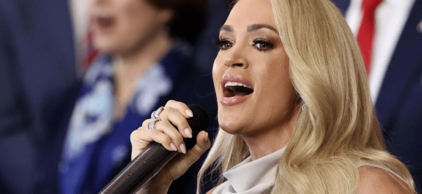 Конфуз на інавгурації Трампа: Керрі Андервуд не змогла стримати емоції Конфуз на інавгурації Трампа: Керрі Андервуд не змогла стримати емоції