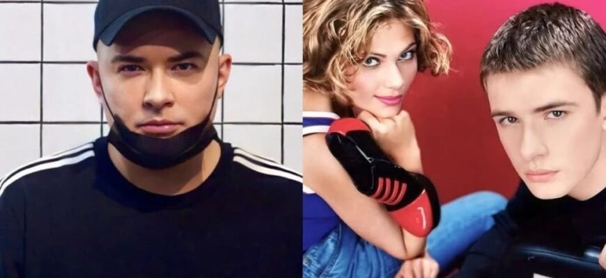 Андрій Данилко показав архівні фото з Гелею із “СВ-Шоу”