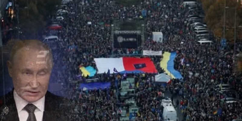 Міністр оборони Чехії Яна Чорнохова привезла в Україну допомогу, а її співгромадяни купили “Подарунок путіну”