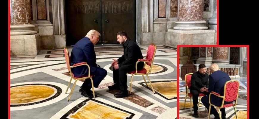 Спеціаліст з читання по губах розкрив розмову Трампа та Зеленського в Римі – ЗМІ Спеціаліст з читання по губах розкрив розмову Трампа та Зеленського в Римі – ЗМІ