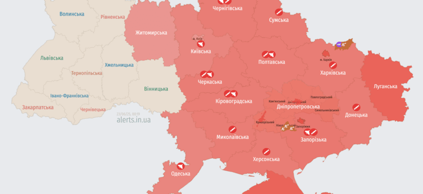Ворог атакує Україну БпЛА: напрямок цілей
