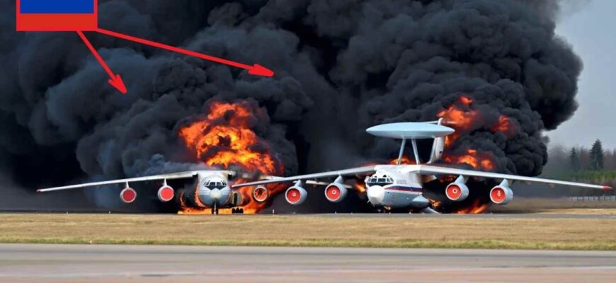 Україна підірвала ще два російських А-50: Київ показав неопубліковані раніше відео