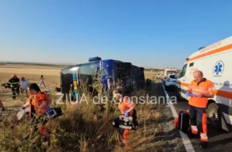Автобус з українськими пасажирами потрапив у аварію в Румунії. ВІДЕО
