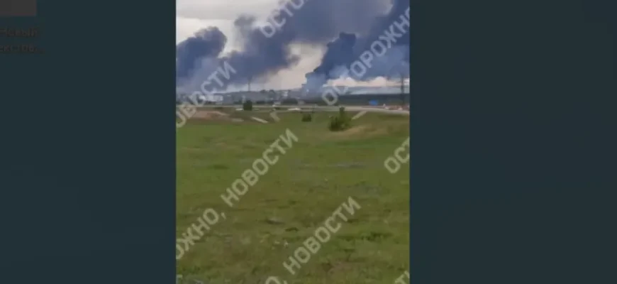 Дрони атакували російську ядерну тріаду з вантажівок. ВІДЕО
