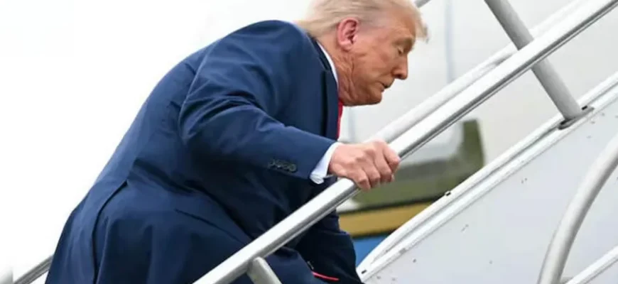 Карма на трапі: Трамп спіткнувся – і тепер сміються з нього, а не з Байдена. ВІДЕО