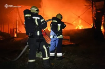 На Тернопільщині спалахнула потужна пожежа
