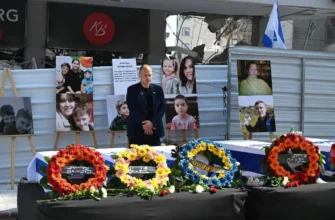 В Ізраїлі попрощалися з родиною українців, які загuнулu внаслідок ipaнської атаки. Фото