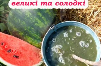 Полийте цим розчином кавуни на початку літа, щоб виросли великі