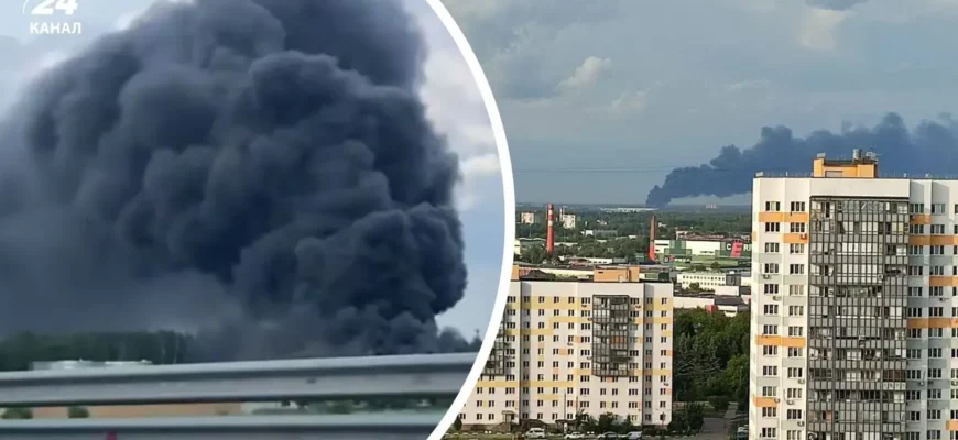 Вий сирен та крики людей! В ці хвилини! Масштабна пожежа на заводі. Відео – Ми з України