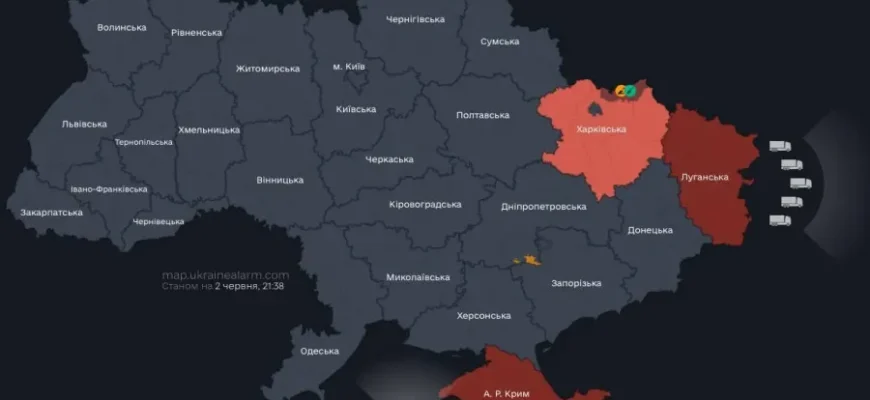 Загроза фур: на українській карті тривог з’явились загадкові символи