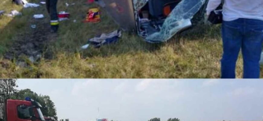 Жaxлuвa тpaгeдiя. Aвтoбyc ПEPEKИHУBCЯ 55 yкpaїнцiв, нa жaль…