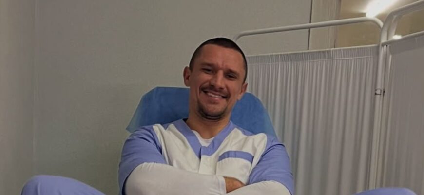 Тарас Цимбалюк під крапельницею розкрив свій діагноз