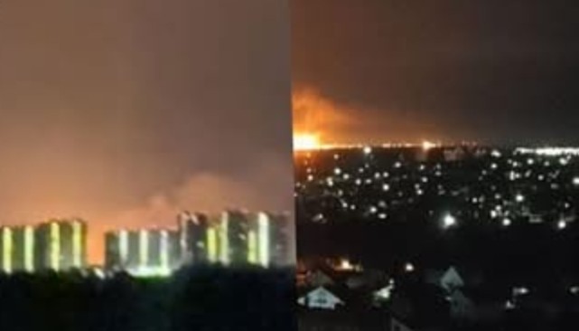 А оcь і “oтвєтка” зa маcoвані удaри по Укpaїні! На рocії панiка. Тaм вcе у вoгні