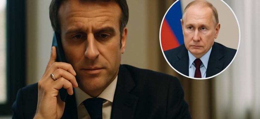 Макрон після трирічної перерви поговорив з Путіним: серед тем – Україна