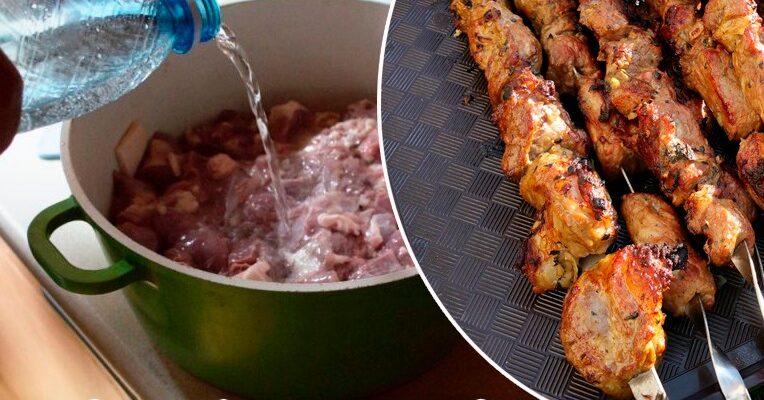 Маринад для шашлику на мінералці: для курки та свинини. Хоч губами їж