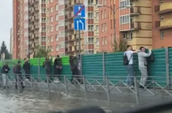 Природна “бавовна”: злива змусила москвичів дертuся по парканах. ВІДЕО