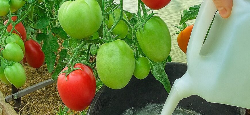 Сироватка — це не лише цінний побічний продукт молочної промисловості, а й ефективне натуральне добриво для томатів.
