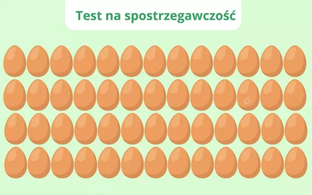 Візуальна загадка, яку не може розв’язати 95% людей: Знайдіть тріснуте яйце за 10 секунд