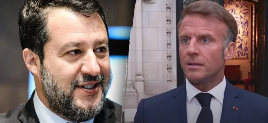 “Візьми гвинтівку і сам їдь в Україну”: віцепрем’єр Італії накинувся на Макрона