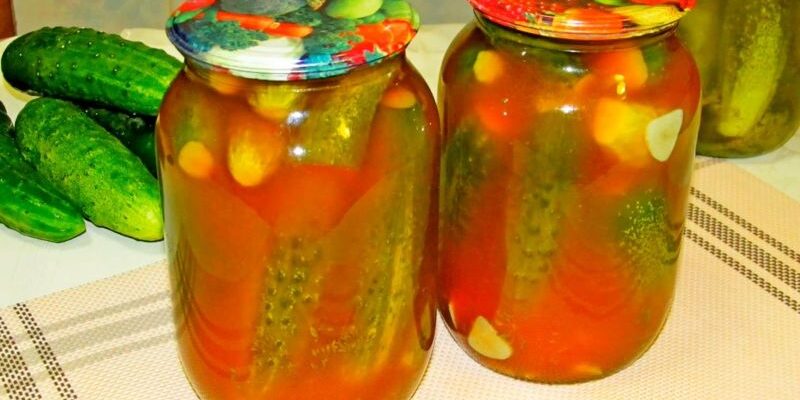 Хрусткі огірочки в приголомшливому соусі на зиму