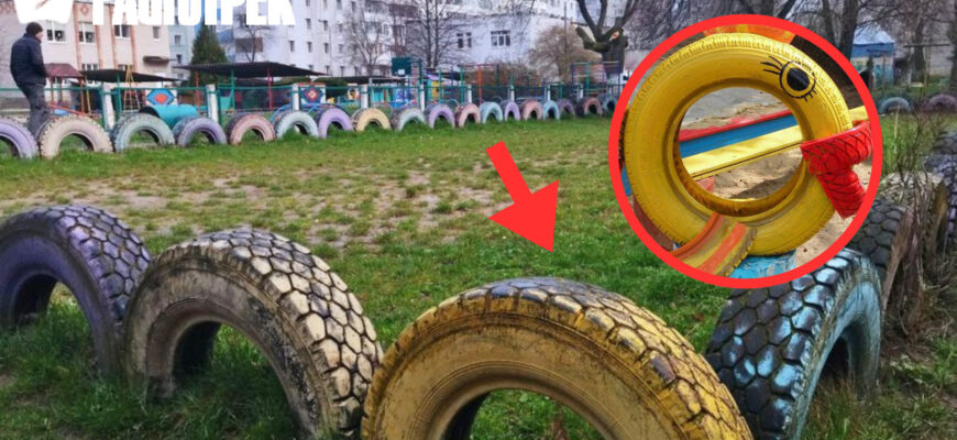 Мало хто знає правду: навіщо в СРСР вкопували шини на клумбах і майданчиках Мало хто знає правду: навіщо в СРСР вкопували шини на клумбах і майданчиках