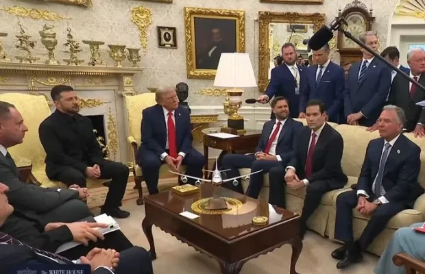 Настала черга перемовин із лідерами ЄС: Закриті переговори між Зеленським та Трампом завершено Настала черга перемовин із лідерами ЄС: Закриті переговори між Зеленським та Трампом завершено