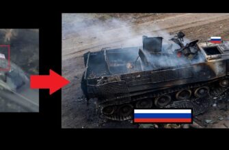 “Загинули всі” – росіяни повідомили, що ЗСУ підірвали російський бронетранспортер під прапором США разом із піхотою