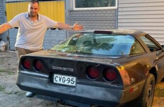 У селі на Полтавщині раптово виявили покинутий Chevrolet Corvette 80-х (відео)