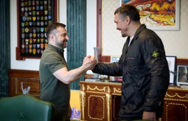 Зеленський провів зустріч з Усиком: Про що говорили Зеленський провів зустріч з Усиком: Про що говорили