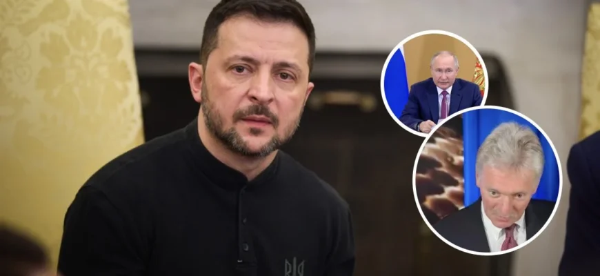 “Не для капітуляції”: Пєсков пояснив несподіване запрошення Зеленського до Москви