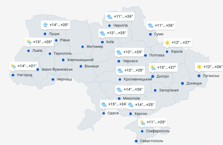 погода 15 сентября 