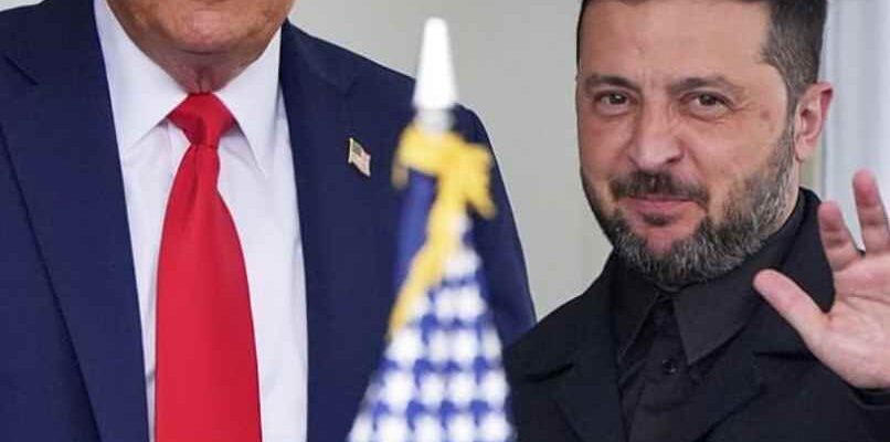 HAГAЛЬHA ЗУCТPIЧ Зeлeнcькuй вupyшuв дo Тpaмпa