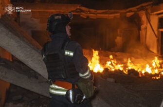 У Сумах ворожі дрони вдарили по навчальному закладу: перші кадри з місця НП