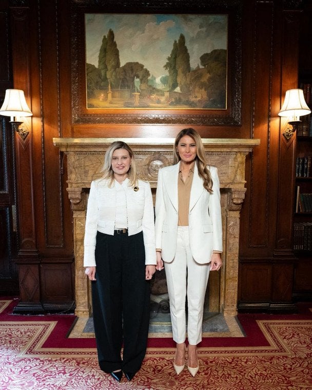 Олена Зеленська і Меланія Трамп / © Instagram Олени Зеленської