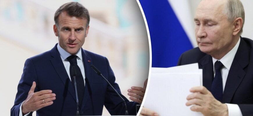 “За це доведеться заплатити”: Макрон зробив жорстке попередження Росії