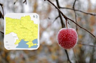 Заморозки будуть сильнішими, ніж очікувалося: Укргідрометцентр оновив прогноз (карта)