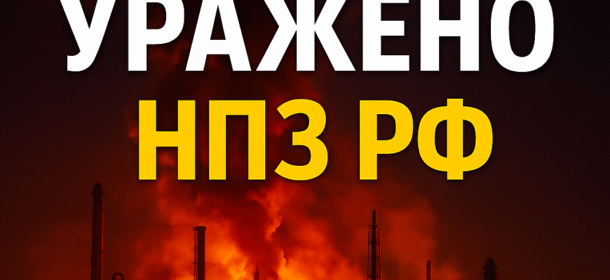 Генштаб підвердив ураженя великого НПЗ у Ленінградській області