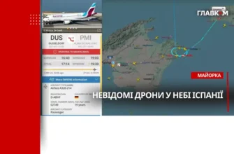 Невідомий безпілотник помічено ще в одній європейській країні: щонайменше 12 авіарейсів вимушено змінили курс
