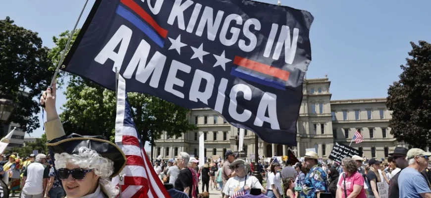 У США проходять масові протести проти політики Трампа під гаслом «Без королів»