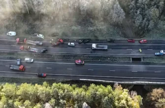 Раптовий туман спровокував масове ДТП: зіткнулися не менше 20 машин. ФОТО